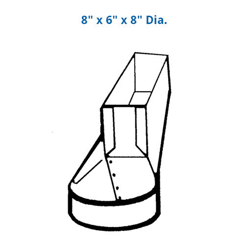 Z&M Sheet Metal - Fan Accessory Straight Boot